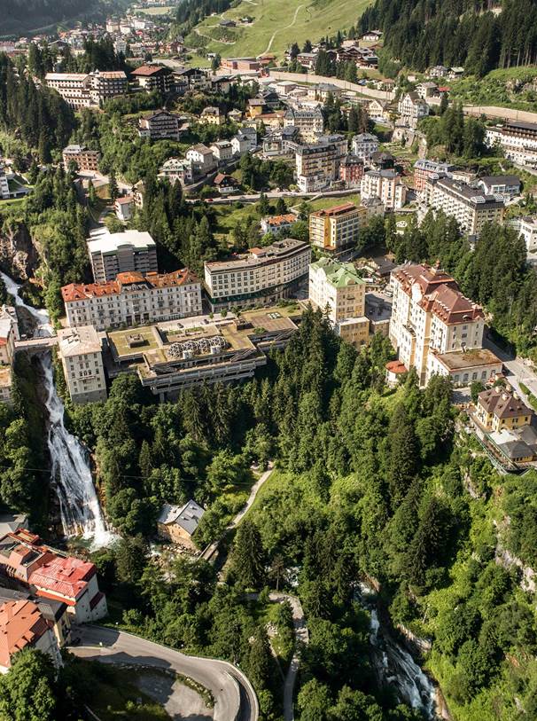 Bad Gastein Drohnenaufnahme